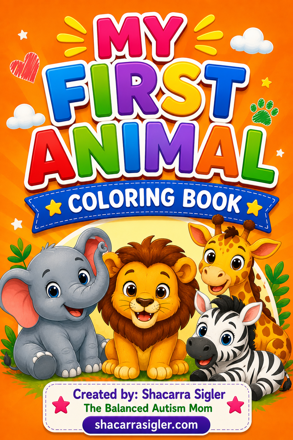 My First Animal Coloring Book