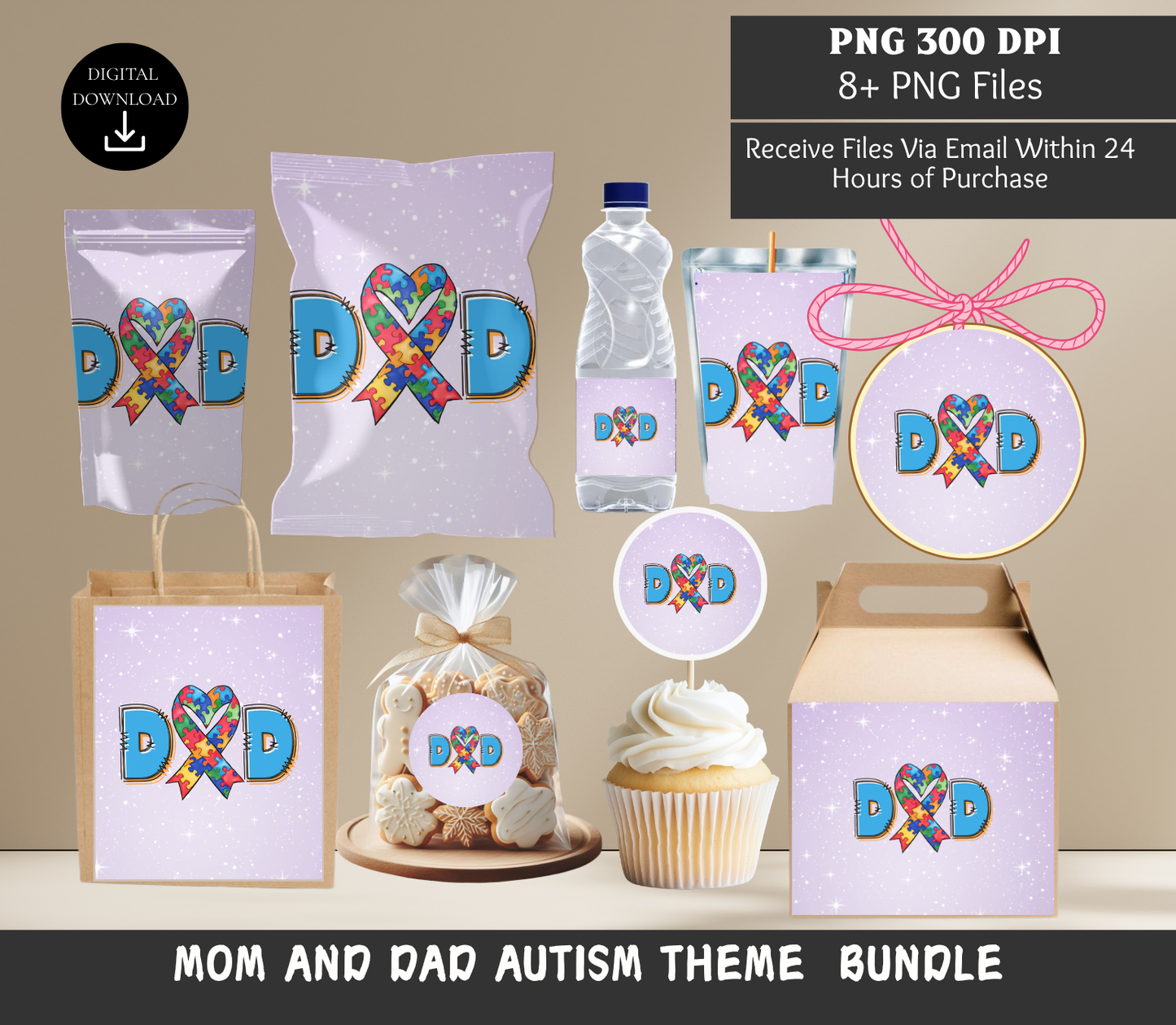 Autism Dad Party Bundle