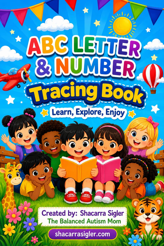 ABC Letter & Number Tracing Book