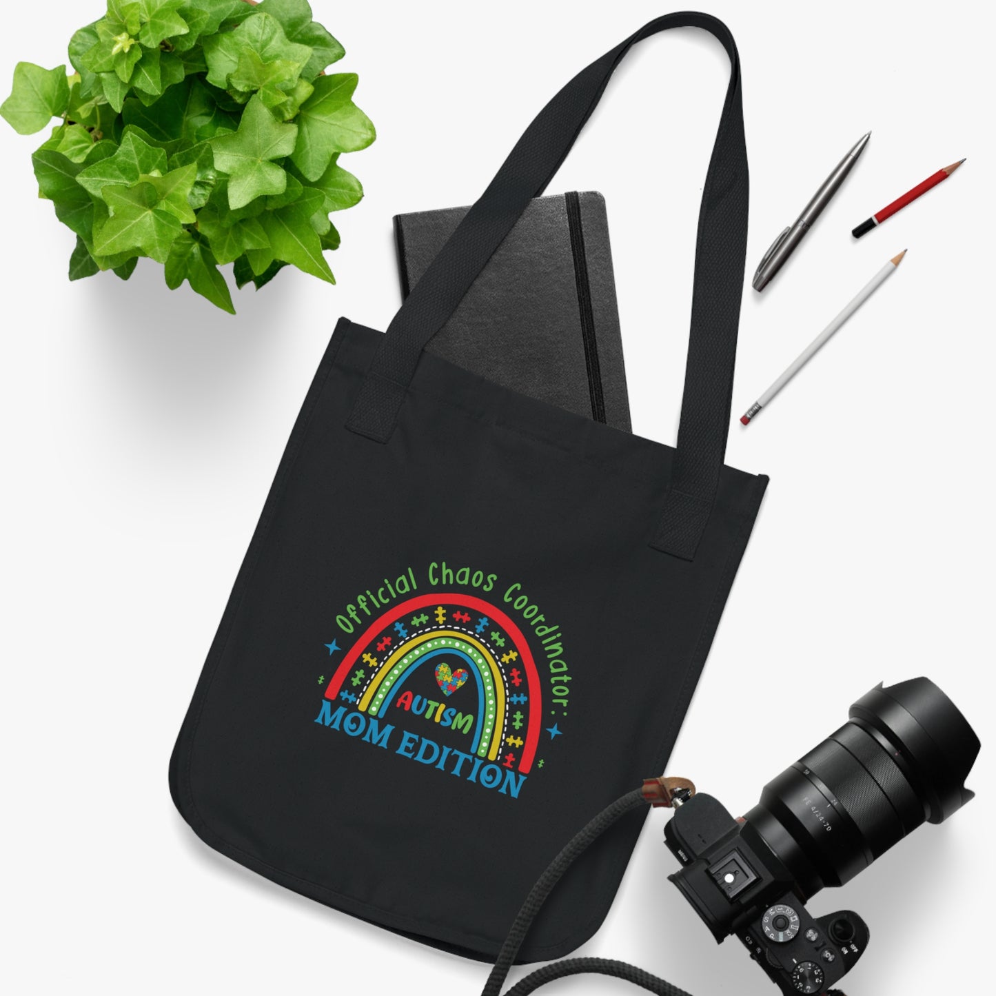 Autism Mom Tote Bag | Eco-Friendly Canvas Bag for Moms | Gift for Special Needs Parents | Shopping, Beach, or Diaper Bag