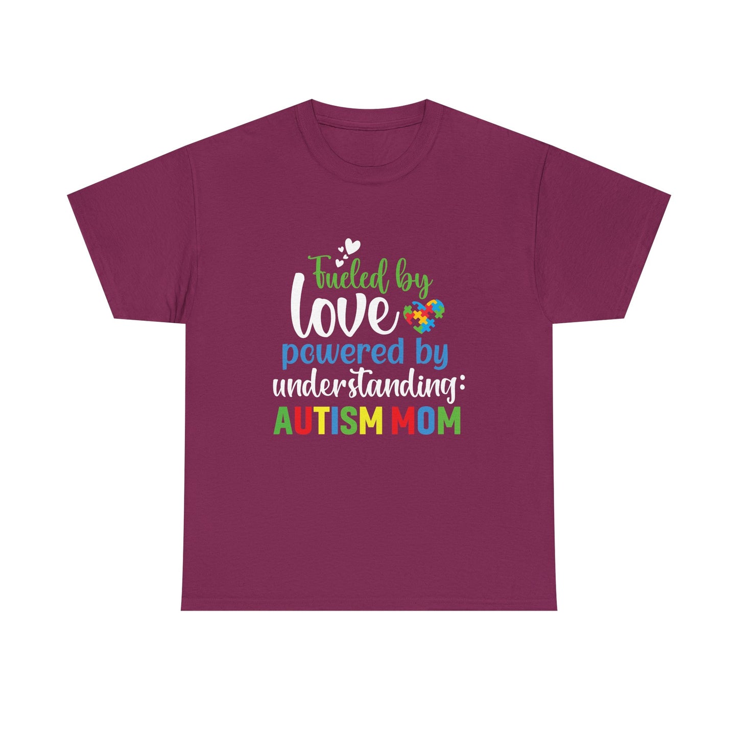 Autism Awareness Tee, Fueled by Love Shirt, Special Needs Mom Gift, Support Tee, Awareness Tee, Autism Advocate Shirt