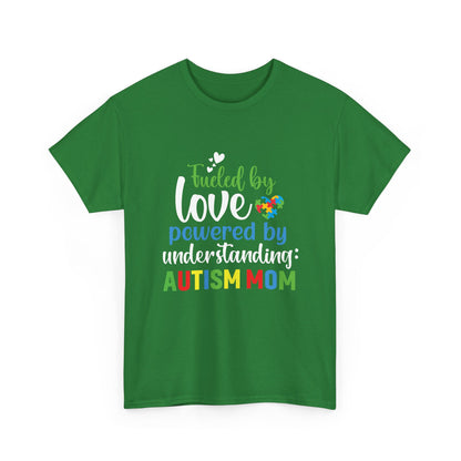Autism Awareness Tee, Fueled by Love Shirt, Special Needs Mom Gift, Support Tee, Awareness Tee, Autism Advocate Shirt