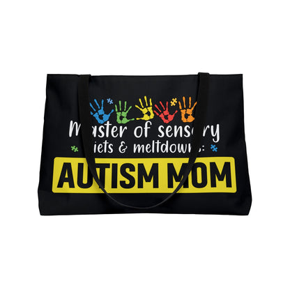 Autism Awareness Weekender Tote Bag, Perfect for Moms, Beach Bag, Travel Tote, Everyday Use, Supportive Gift