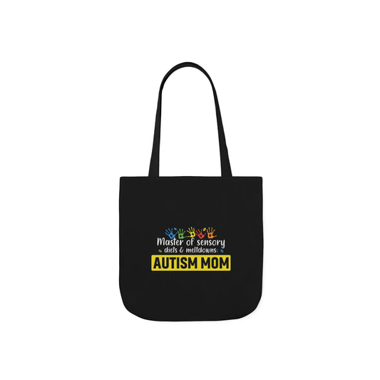 Autism Mom Canvas Tote Bag  Mother's Day Gift, Eco-Friendly Shopping