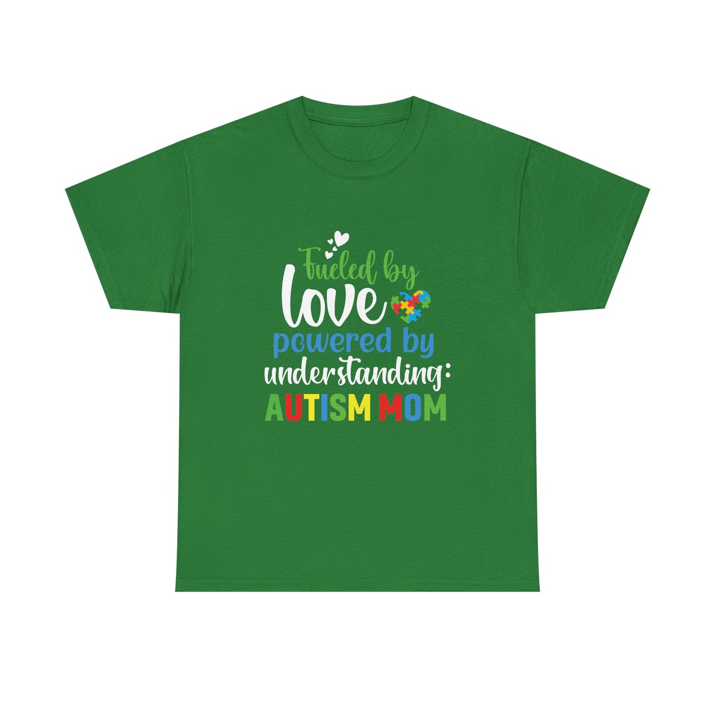 Autism Awareness Tee, Fueled by Love Shirt, Special Needs Mom Gift, Support Tee, Awareness Tee, Autism Advocate Shirt