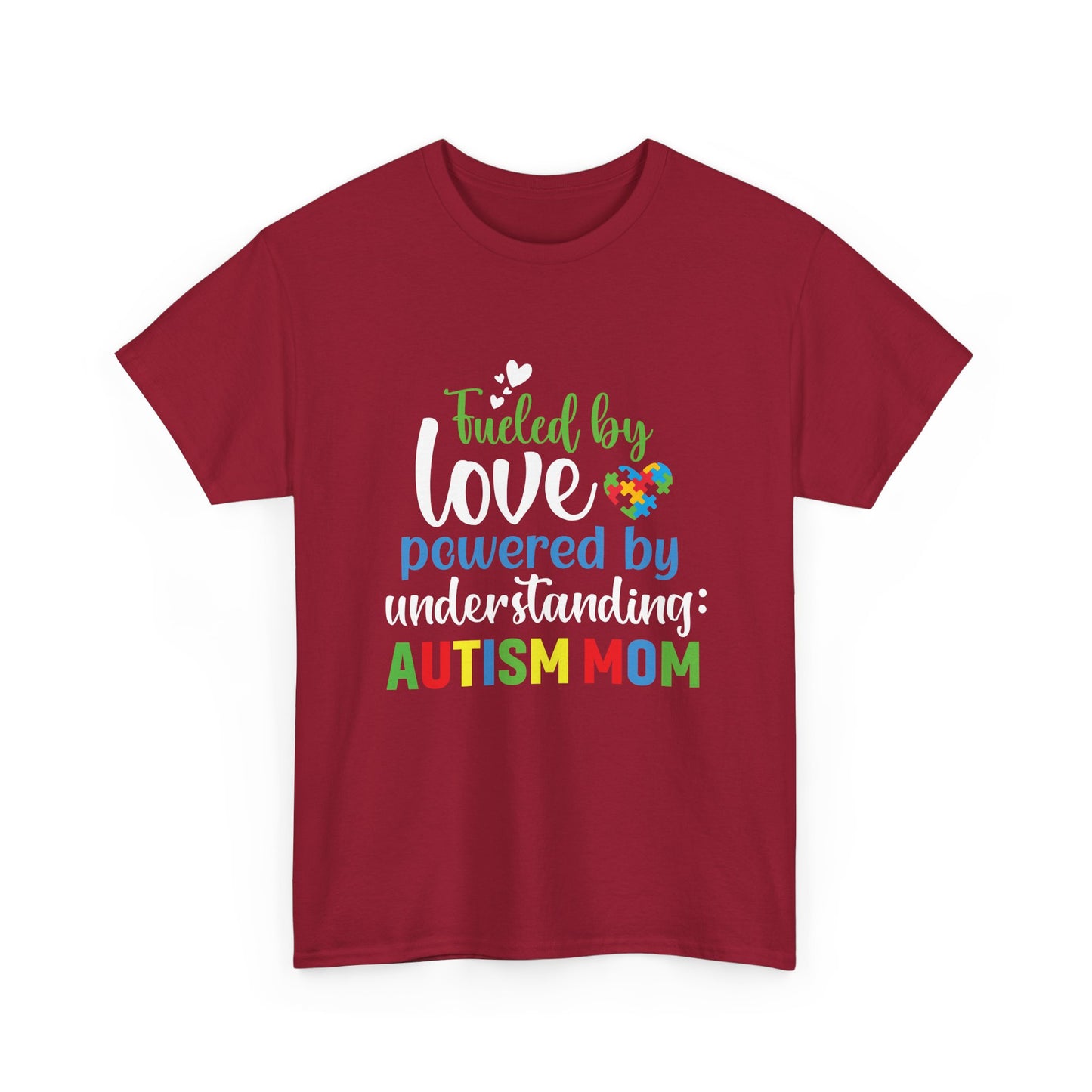 Autism Awareness Tee, Fueled by Love Shirt, Special Needs Mom Gift, Support Tee, Awareness Tee, Autism Advocate Shirt