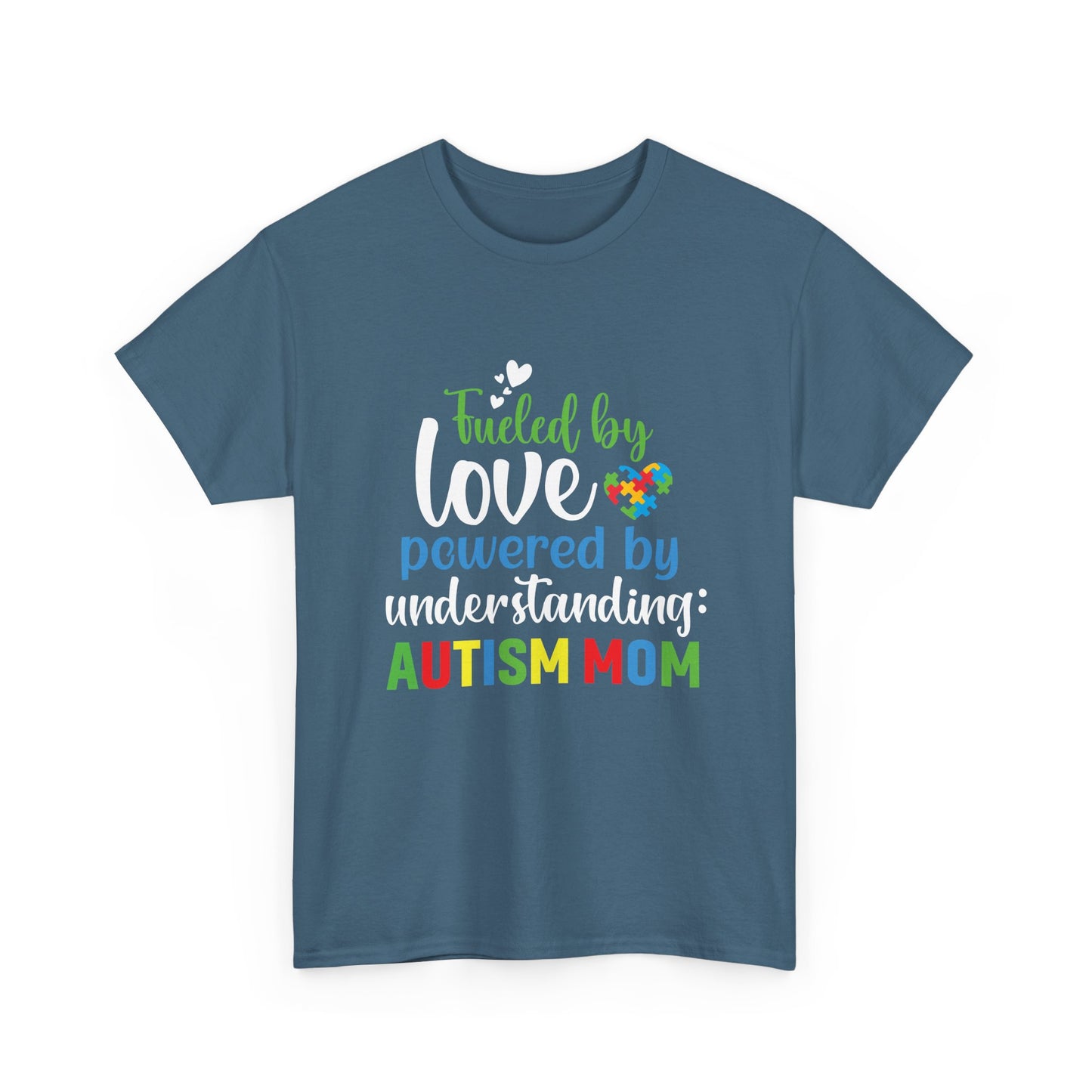 Autism Awareness Tee, Fueled by Love Shirt, Special Needs Mom Gift, Support Tee, Awareness Tee, Autism Advocate Shirt