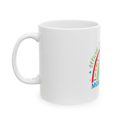 Autism Mom Ceramic Mug — "Official Chaos Coordinator" Ceramic Coffee Cup (11oz/15oz)