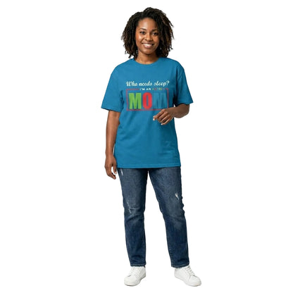 Autism Mom Sleep Where Tee - Heavy Cotton T-Shirt, Autism Awareness Shirt, Special Needs Mom, Autism Support Shirt, Awareness Tee