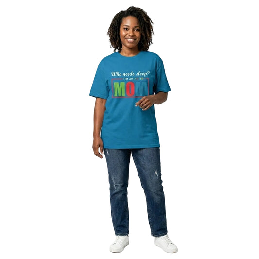 Autism Mom Sleep Where Tee - Heavy Cotton T-Shirt, Autism Awareness Shirt, Special Needs Mom, Autism Support Shirt, Awareness Tee