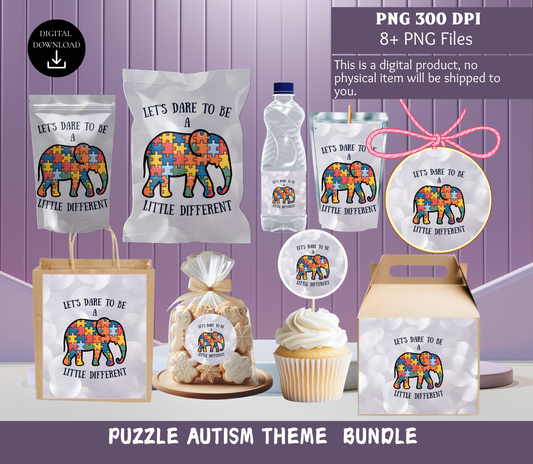 Let's Dare to be Different - Elephant Party Bundle