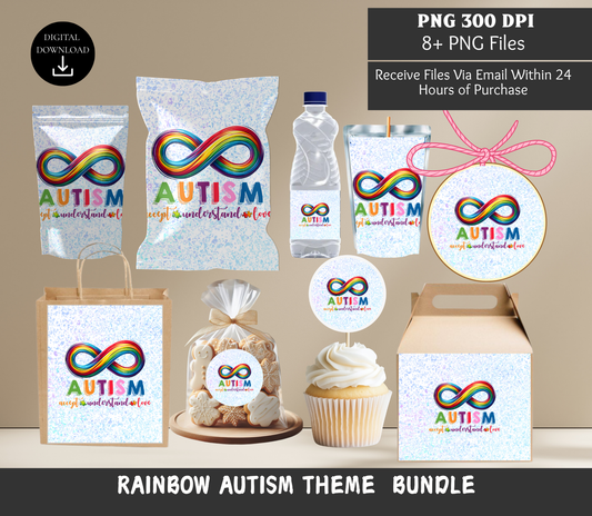 Butterfly Infiniti Autism Awareness Party Bundle