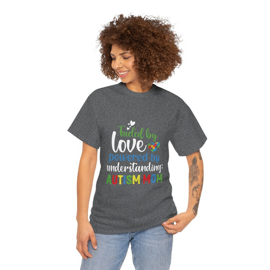 Autism Awareness Tee, Fueled by Love Shirt, Special Needs Mom Gift, Support Tee, Awareness Tee, Autism Advocate Shirt